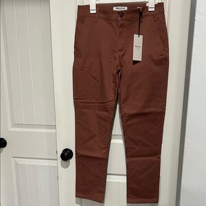 Kenneth Cole Rust Chinos